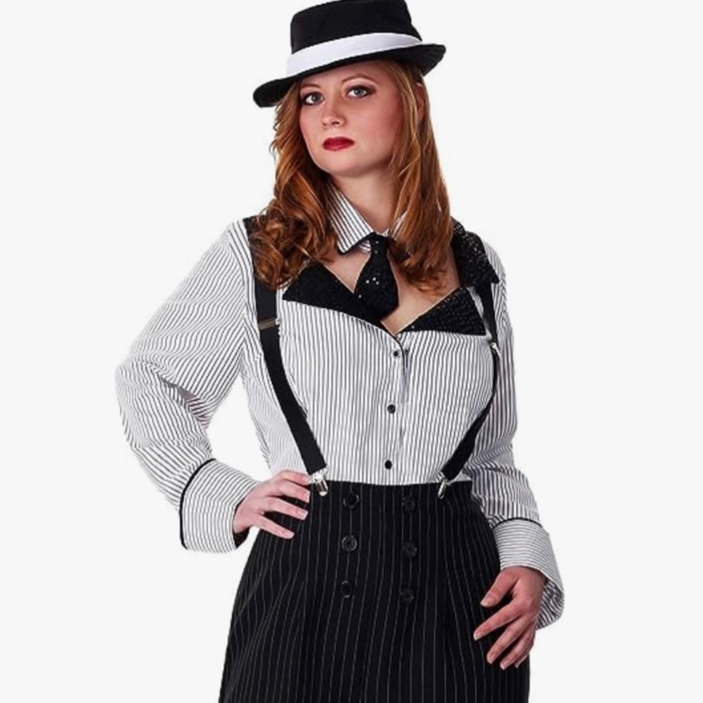 Halloween Costume - Plus Size Women’s Gangster Costume 1920’s style